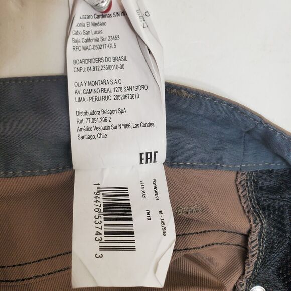 Quiksilver Dry flight Amphibian Shorts Water Repellent Men's Size 38 Brown - Picture 10 of 16